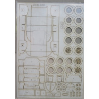 Audi R8R - вырезанные лазером детали Audi R8R - вырезанные лазером детали