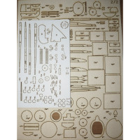 Григорович И-З - пушечный истребитель СССР - лазерная резка