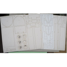 Toyota Su-ki - Японский грузовик-амфибия – вырезанные лазером детали Toyota Su-ki - Японский грузовик-амфибия – вырезанные лазером детали