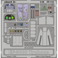 EF-2000 Typhoon Single Seater  - детали фототравления