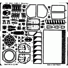 F4D-1 Skyray  - детали фототравления