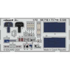 Dewoitine D.520 - детали фототравления