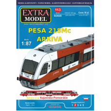 PESA 218Mc  ARRIVA (Sa 133-024) - польский рельсовый автобус