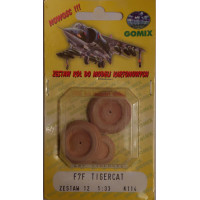 Grumman F7F Tigercat – Набор колёс из дерева Grumman F7F Tigercat – Набор колёс из дерева