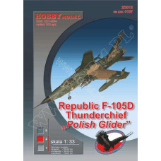 Republic F-105D thunderchief Polish Glider - истребитель-бомбардировщик