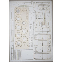 ЗИС-112 (1951) — гоночный автомобиль СССР - вырезанные лазером детали