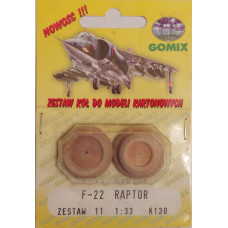 F-22 RAPTOR – Набор колёс из дерева F-22 RAPTOR – Набор колёс из дерева