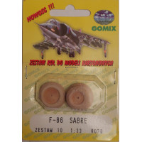 F-86 SABRE  – Набор колёс из дерева