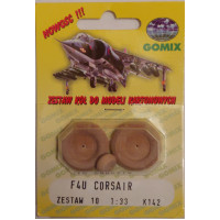 F4U Corsair – Набор колёс из дерева