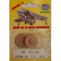 F6F-3 HELLCAT – Набор колёс из дерева F6F-3 HELLCAT – Набор колёс из дерева
