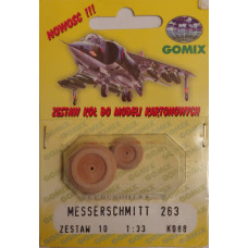 Messerschmitt Me - 263 – Набор колёс из дерева Messerschmitt Me - 263 – Набор колёс из дерева