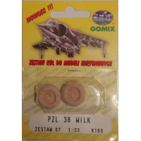 PZL-38 WILK – Набор колёс из дерева