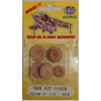 Saab J-37 Viggen – Набор колёс из дерева