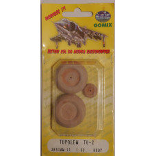 Ту-2 – Набор колёс из дерева Ту-2 – Набор колёс из дерева