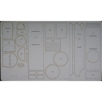 КВ-1Э – тяжелый танк - детали каркаса вырезанные лазером КВ-1Э – тяжелый танк - детали каркаса вырезанные лазером