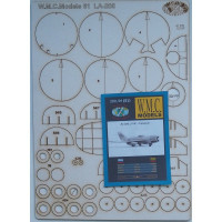 Ла – 200 с РЛС «Торий – А» – вырезанные лазером детали 