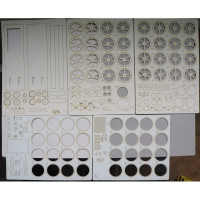 Гусеничный Трактор Блинова - детали вырезанные лазером