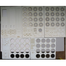 Гусеничный Трактор Блинова - детали вырезанные лазером Гусеничный Трактор Блинова - детали вырезанные лазером