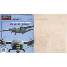 PZL M-28 Bryza - многоцелевой самолёт + лазерная резка