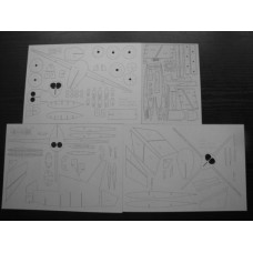 Convair XFY-1 – экспериментальный самолёт - лазерная резка