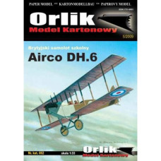 Airco D.H.6 - британский учебный самолет