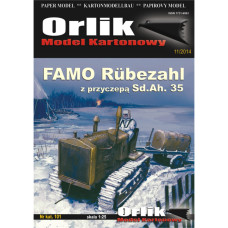 FAMO Rubezahl с прицепом Sd.Ah. 35 - Средний трактор