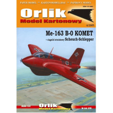 Messerschmitt Me-163B-0 Komet – немецкий ракетный истребитель и транспортная тележка Scheuch-Schlepper