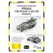 Praga V3S PLDvK vz.53/59 Jašterka - двухствольная зенитка Praga V3S PLDvK vz.53/59 Jašterka - двухствольная зенитка