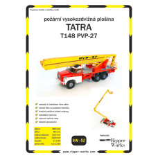 Tatra T148  PVP-27 -  пожарная машина с высотной люлькой