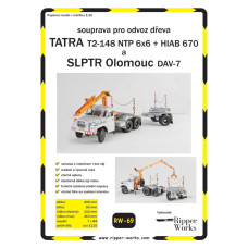 Tatra 148-T2 Long Wood Removal - лесовоз