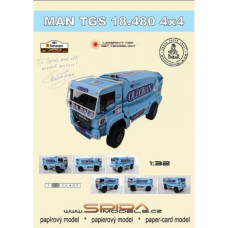 MAN TGS 18.480 4x4 Africa Eco Race 2014 - sports car (1:32)