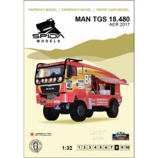 MAN TGS 18.480 4x4 AER 2017 - спорткар (1:32)