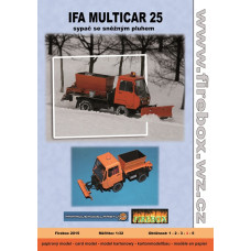 IFA Multicar 25 - снегоуборочная машина