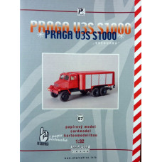 Praga V3S S1000 - вспомогательная пажарная машина
