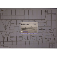 HMS Albatross - гидроавиатранспорт - лазерная резка деталей каркаса