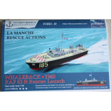 Whaleback/63 ft Rescue Launch + детали каркаса вырезанные лазером