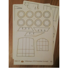 Volkswagen W12 Roadster Concept - детали вырезанные лазером Volkswagen W12 Roadster Concept - детали вырезанные лазером