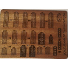 Костёл Св. Иоанна - детали дверей и окон вырезанные лазером из шпона