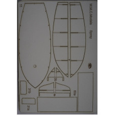 Spray — яхта  Дж. Слокама - вырезанные лазером детали
