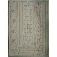 Воровский — пограничный сторожевой корабль СССР/России проекта 11351 «Нерей» - вырезанные лазером детали